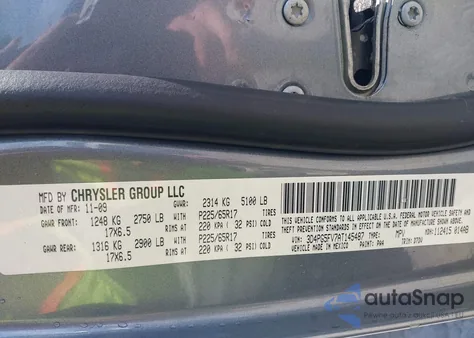 2010 Dodge Journey Sxt из США, поврежденный, VIN 3D4PG5FV7AT145487